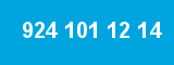 924 101 12 14 924 101 12 14